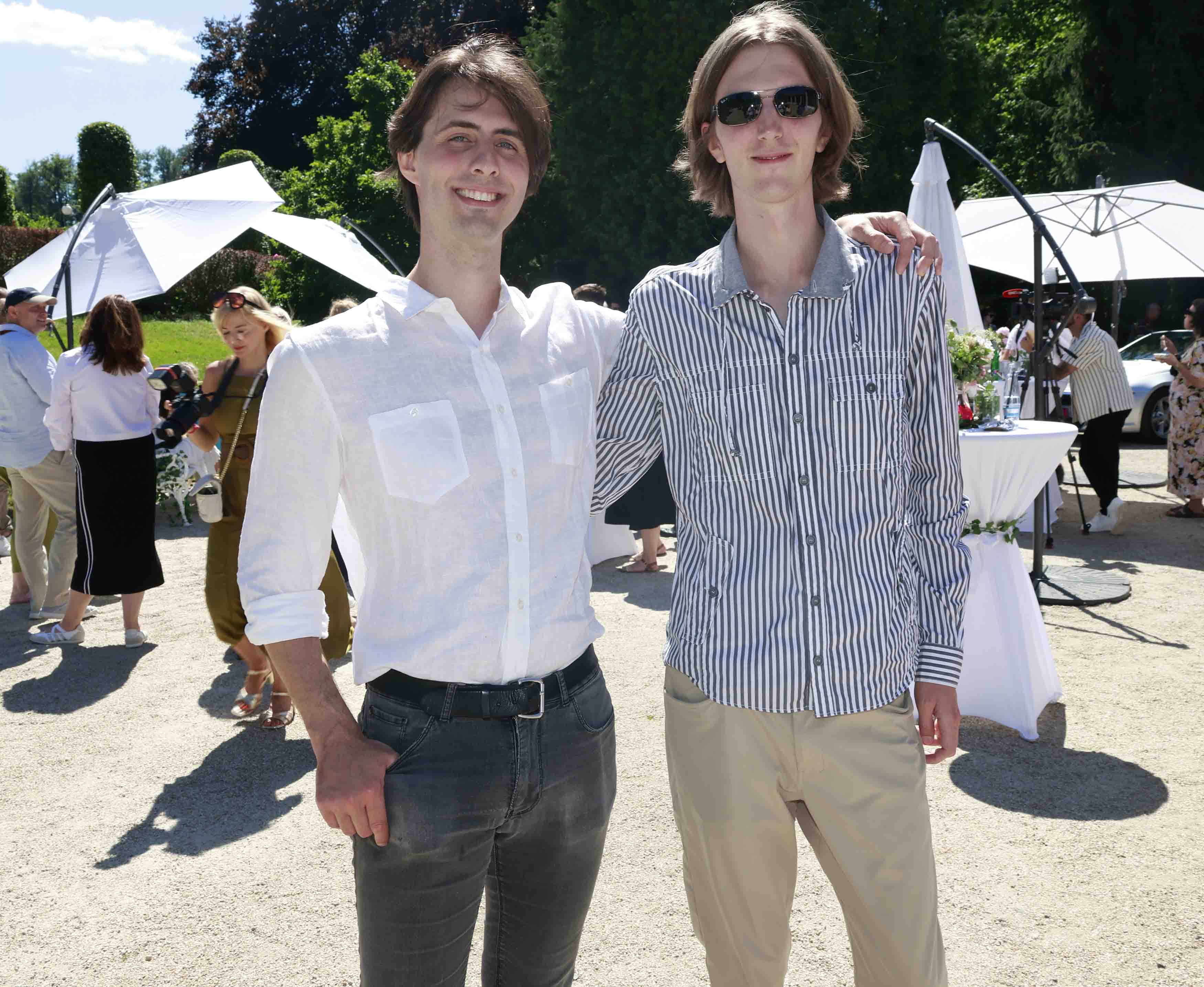 Synové Pavlíny Pořízkové Jonathan Raven Ocasek a Oliver Orion Ocasek. Foto: Nextfoto