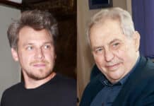 Vojtěch Dyk a Miloš Zeman. Foto: Nextfoto