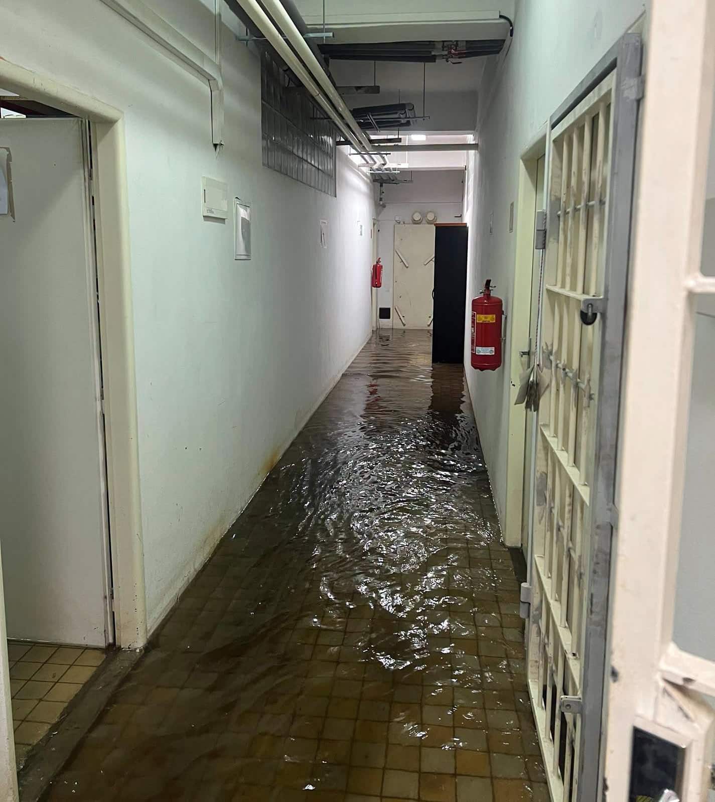 Zaplavený objekt ve středních Čechách. Foto: HZS