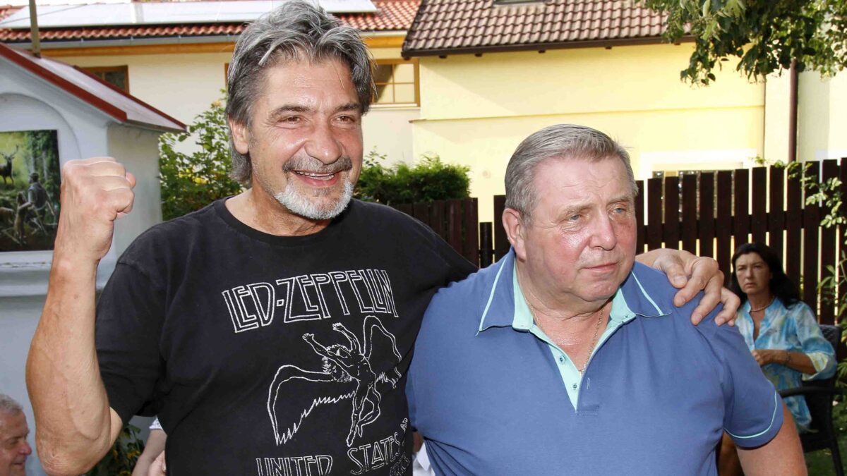 Jiří Babica a Jaroslav Sapík v Klokočné. Foto: Nextfoto