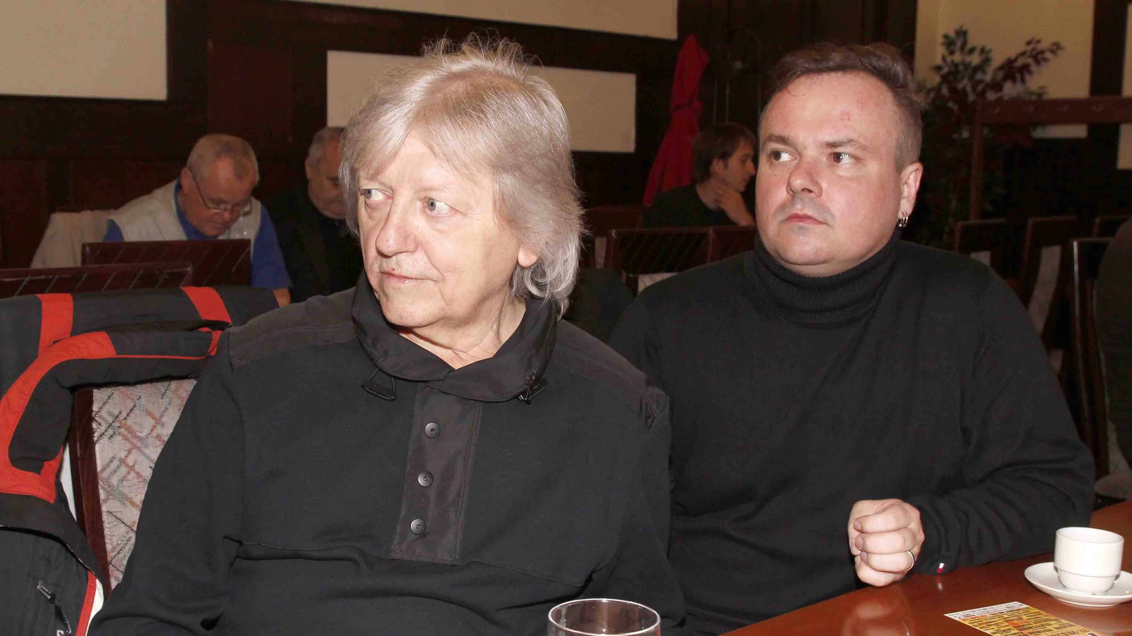 Zpěvák Václav Neckář a jeho syn Václav. Foto: Nextfoto