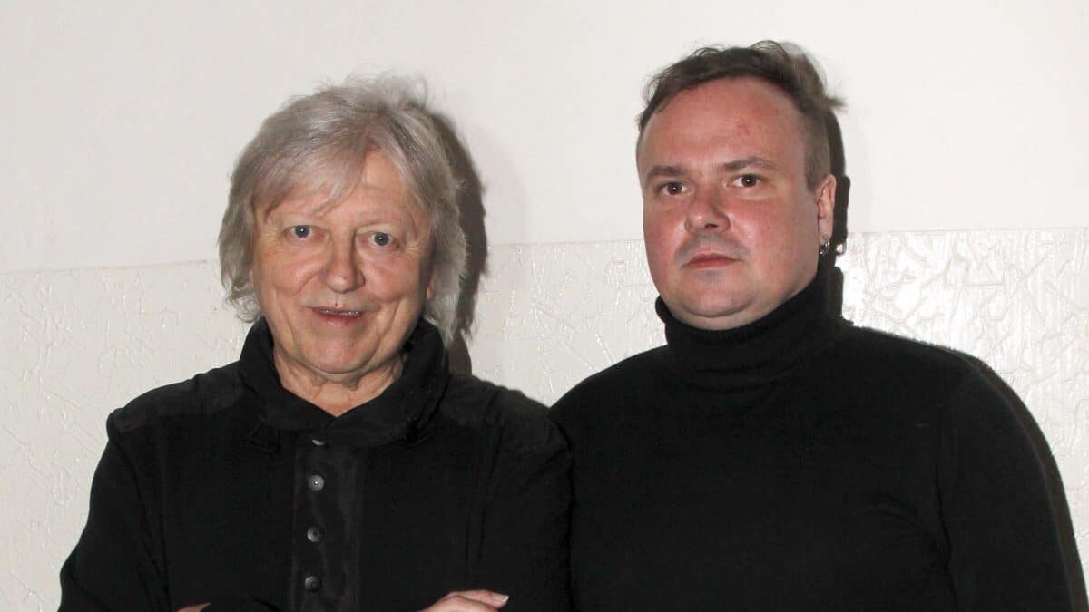 Zpěvák Václav Neckář a jeho syn Václav. Foto: Nextfoto