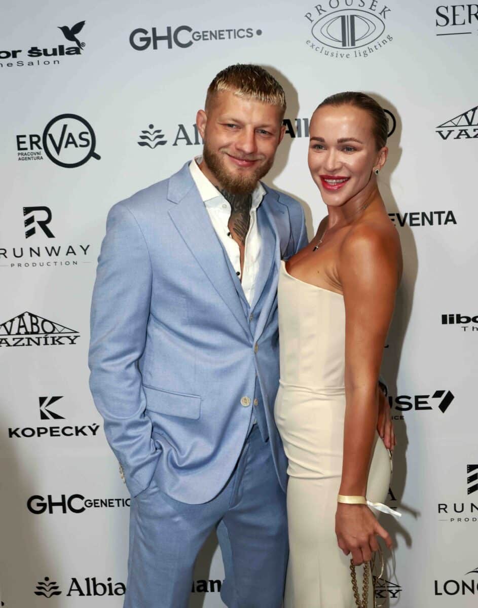 Nela Slováková a její partner Radek Roušal. Foto: Nextfoto
