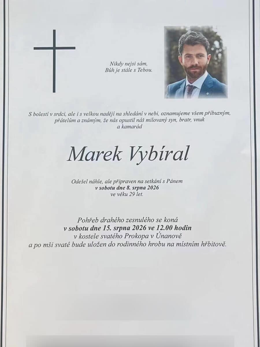 Zemřel finalista soutěže Muž roku Marek Vybíral. Foto: Muž roku
