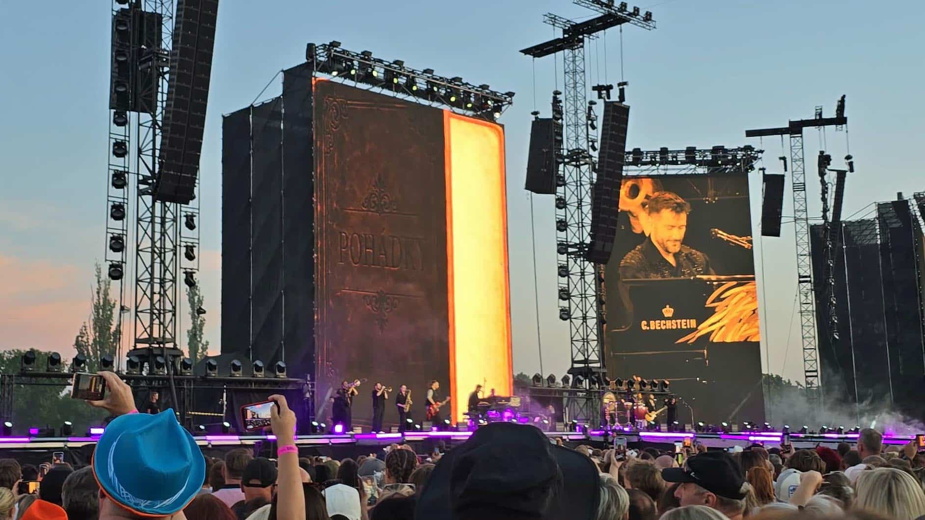 Velkolepý koncert Marka Ztraceného na Letenské pláni. Foto: Marek Novotný, ČRzprávy
