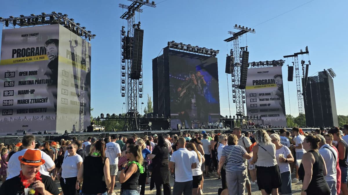 Velkolepý koncert Marka Ztraceného na Letenské pláni. Foto: Marek Novotný, ČRzprávy