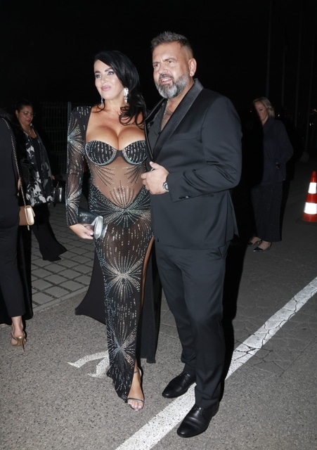 Radek Kašpárek a jeho partnerka Ivana Věžníková na módní show Osmanyho Lafity. Foto: Nextfoto