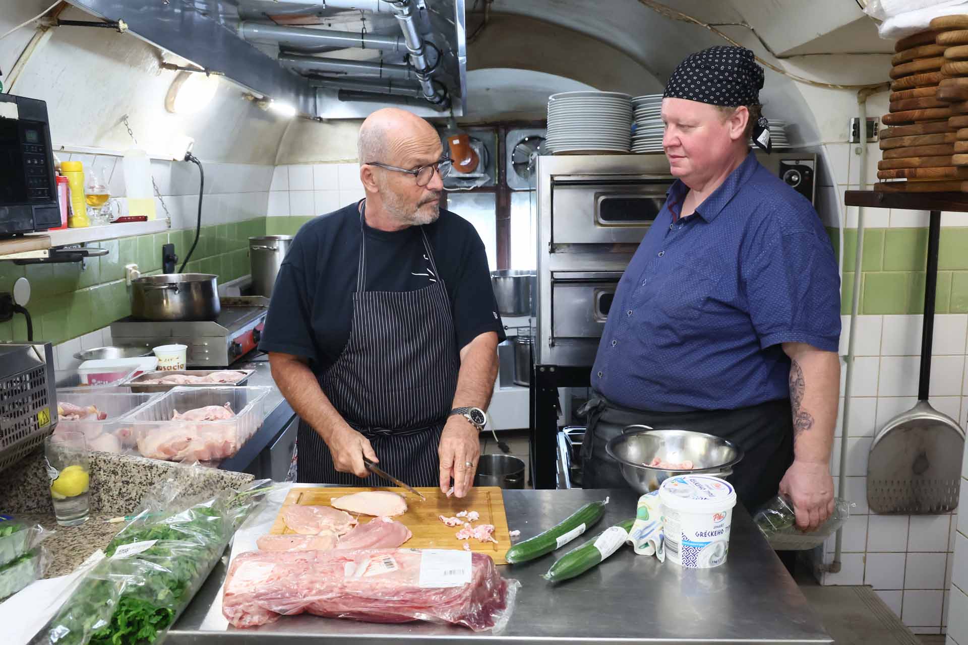 Pořad Ano, šéfe! v restauraci Rabínův šenk v Boskovicích. Foto: TV Prima / se souhlasem