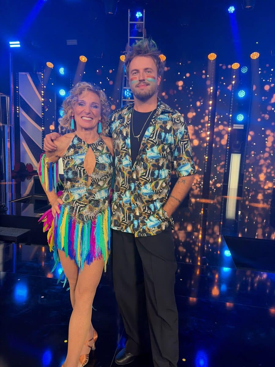 Kaskadérka Hana Dvorská a tanečník Michal Kurtiš se loučí se StarDance 2026. Foto: Nextfoto