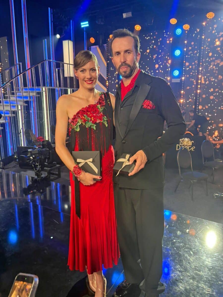 V letošní StarDance skončili ve druhém dílu tenista Radek Štěpánek a tanečnice Vanda Bartošová Dětinská. Foto: Nextfoto